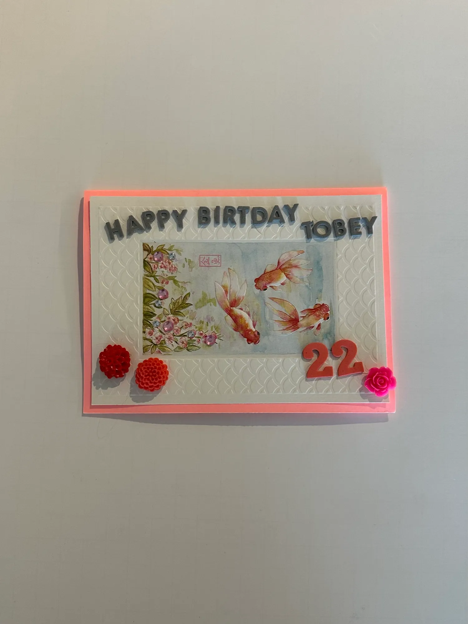Tobey's Birthday 2024 card